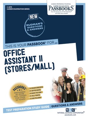 cover image of Office Assistant II (Stores/Mail)
